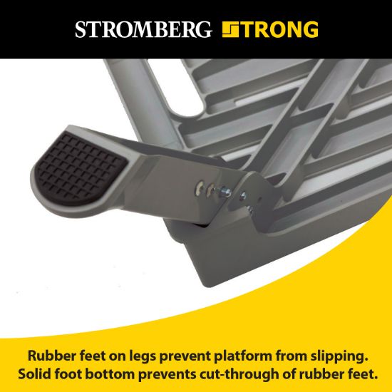 STROMBER NON-ADJUSTABLE ALUM. PLATFORM STEP - PA150