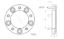 SPIDERTRAX SUZUKI WHEEL SPACER PAIR - WHS001