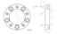 SPIDERTRAX JEEP WHEEL SPACER PAIR - WHS003
