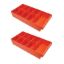 ROLACASE SET OF TWO EXTRA LARGE ORANGE PLAST - RP4282