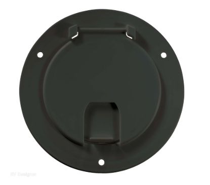 RV DESIGNER CABLE HATCH BLK 5.2X2.6' - B113