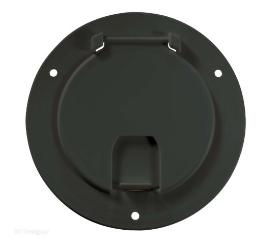 RV DESIGNER CABLE HATCH BLK 5.2X2.6' - B113
