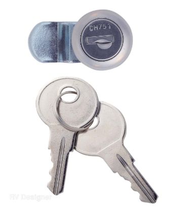RV DESIGNER LOCK & REPL KEY - B192