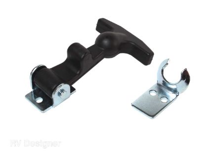RV DESIGNER HOOD LATCH - RUBBER - E205
