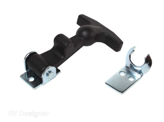 RV DESIGNER HOOD LATCH - RUBBER - E205