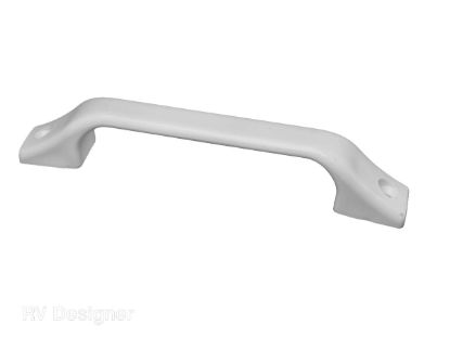 RV DESIGNER 8 3/4' GRAB HANDLE- WHITE - E222