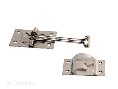 RV DESIGNER 4' ENTRY DOOR HOLDER- SS - E224