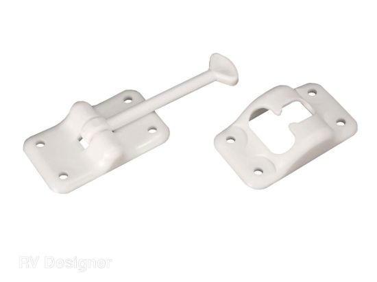 RV DESIGNER 3 1/2' T-STYLE DOOR HOLDE - E231