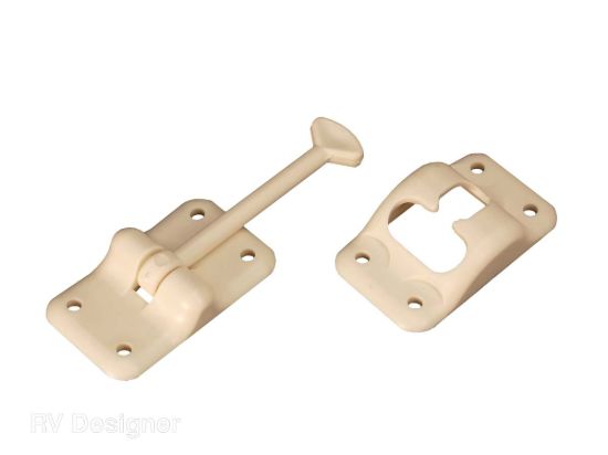 RV DESIGNER 3 1/2' T-STYLE DOOR HOLDE - E233