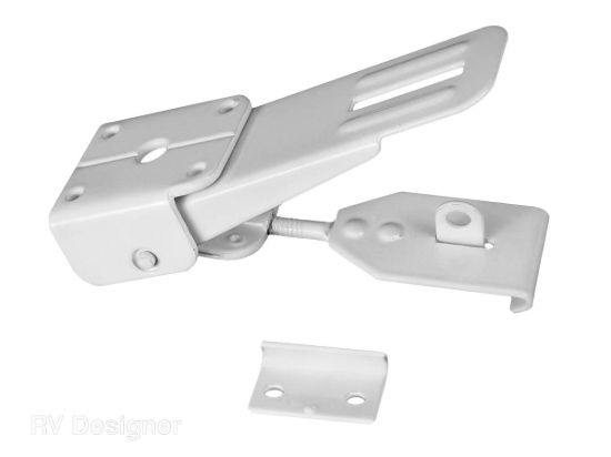 RV DESIGNER FOLDING CAMPER LATCH WHIT - E316