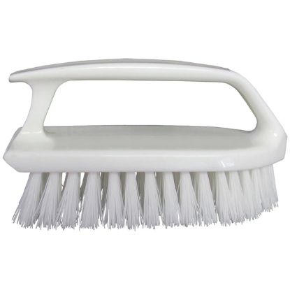 STAR BRITE SCRUB BRUSH/CURVED PLASTIC HANDLE - 040027