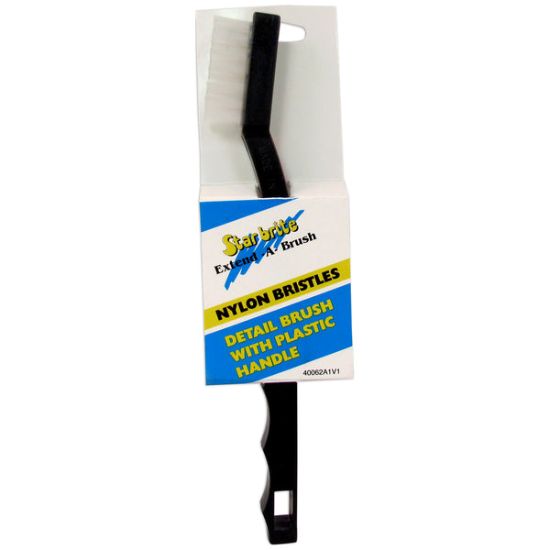STAR BRITE DETAIL BRUSH W/PLASTIC HANDLE - 040062