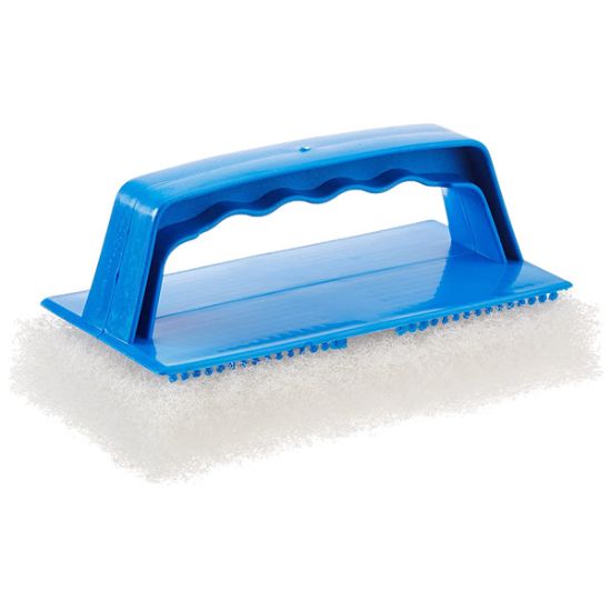 STAR BRITE SCRUB PAD WITH HANDLE (FINE) WHITE) - 040129