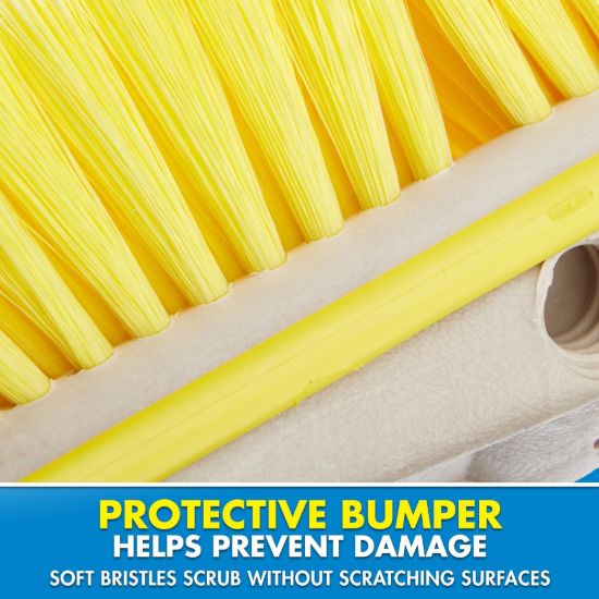 STAR BRITE SOFT DLX. BRUSH YELLOW 8' - 040161