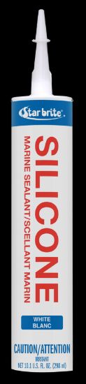 STAR BRITE SILICONE SEALANT 10.3OZ WHT - CA - 082121