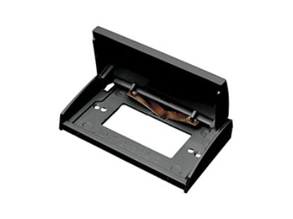 RV DESIGNER BLACK WEATHERPROOF GFCI OUTLET COVE - E466