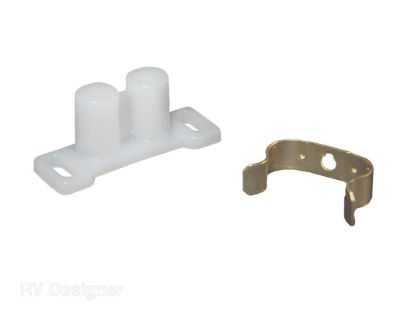 RV DESIGNER 6PK BARREL CATCH METAL CL - H215