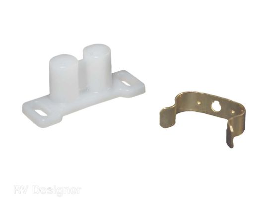 RV DESIGNER 6PK BARREL CATCH METAL CL - H215