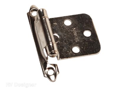 RV DESIGNER 2PK SELF CLOSING HINGE-NI - H238
