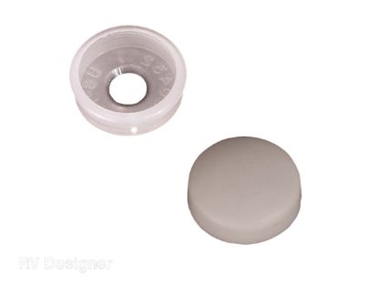 RV DESIGNER 14PK FINISH CAPS- WHITE - H601