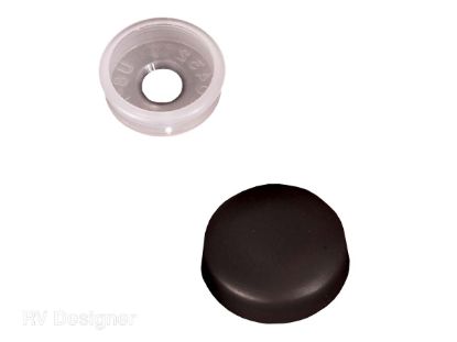 RV DESIGNER 14PK FINISH CAPS BLACK - H603