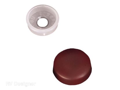 RV DESIGNER 14PK FINISH CAPS WALNUT - H605