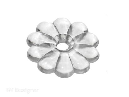 RV DESIGNER 14PK ROSETTES W/ SCREWS C - H611