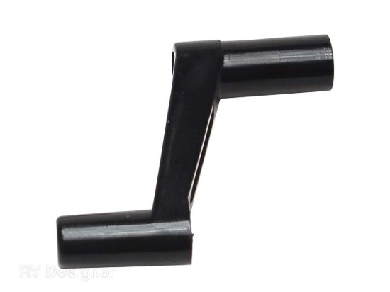 RV DESIGNER 1' PLASTIC WINDOW CRANK - H701