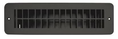 RV DESIGNER BLK PLAST VENT REG DAMP 2.25'X10' - H841