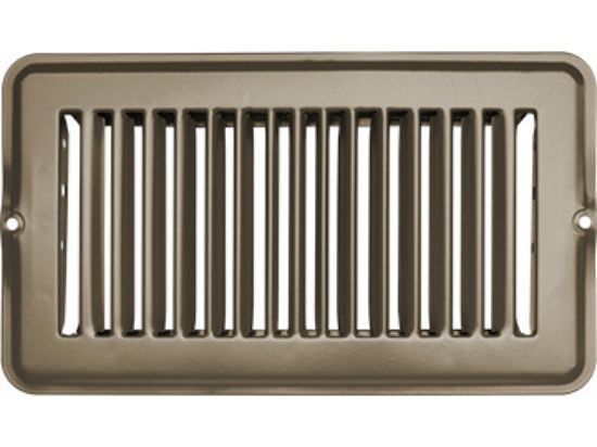 RV DESIGNER VENT REGISTER  TAN  METAL  UNDAMP 4 - H872
