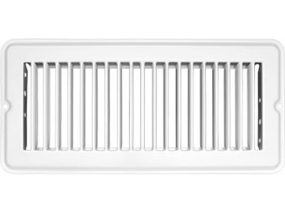 RV DESIGNER VENT REGISTER  WHITE  METAL  UNDAMP - H875