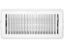 RV DESIGNER VENT REGISTER  WHITE  METAL  DAMP 4 - H876