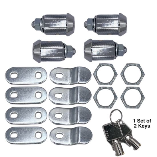 RV DESIGNER 4PK 7/8' COMPARTMENT LOCK - L327