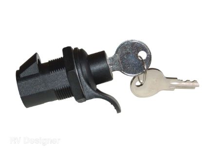 RV DESIGNER 1' PUSH COMT LOCK- LOCKIN - L532