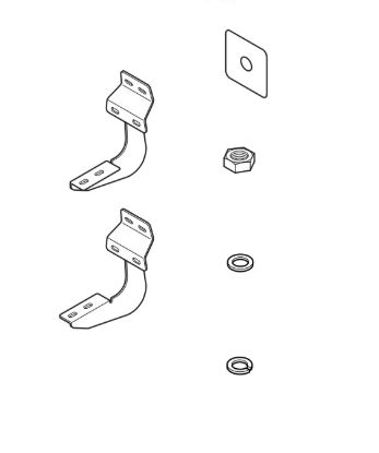 RAPTOR RUNNING BOARD MOUNT KIT - RB0301BK