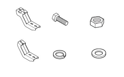 RAPTOR RUNNING BOARD MOUNT KIT - RB0400BK