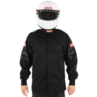 RACEQUIP SFI-1 1-L JACKET  BLACK M - 111003