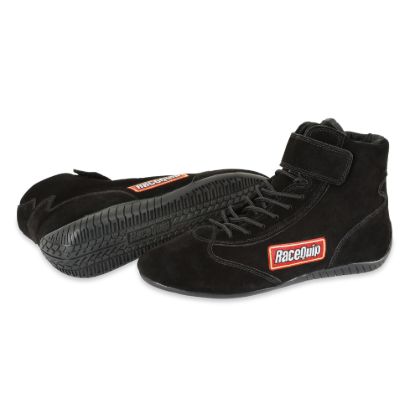 RACEQUIP SFI RACE SHOE BLACK 13.0 - 30300130
