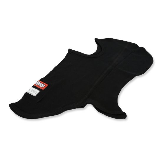 RACEQUIP SFI 3.3 FR SINGLE LAYER HOOD BLACK - 433991