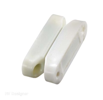 RV DESIGNER WHITE MAGNETIC CATCH SET - L608
