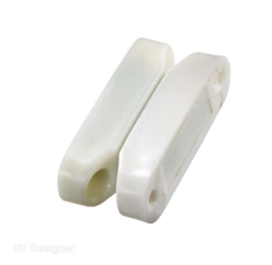 RV DESIGNER WHITE MAGNETIC CATCH SET - L608