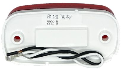 RV DESIGNER RED OBLONG REFLEX LED MARKER LIGHT - L903