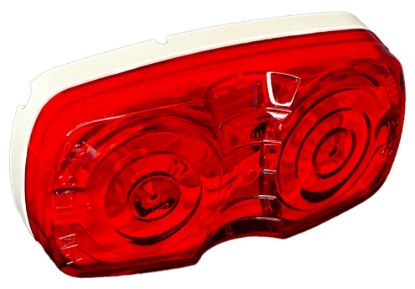 RV DESIGNER RED DOUBLE BULLS-EYE LED MARKER LIG - L913