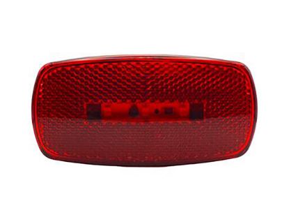RV DESIGNER REPLACEMENT LENS FOR RED OBLONG LED - L915