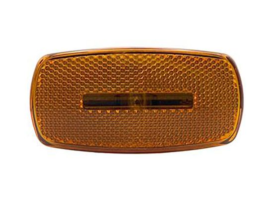 RV DESIGNER AMBER OBLONG REFLEX INCANDESCENT MA - L916