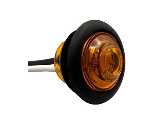 RV DESIGNER AMBER ROUND PC-RATED LED MARKER LIG - L922