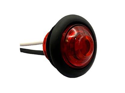 RV DESIGNER RED ROUND PC-RATED LED MARKER LIGHT - L924