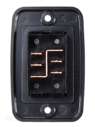 RV DESIGNER BLK CONTOURED SWITCH 40 A - S141