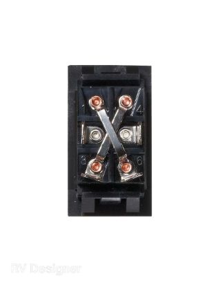 RV DESIGNER 20A 4 TERMINAL BLACK ROCK - S221