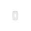 RV DESIGNER SINGLE MOUNTING PLATE-WHI - S381